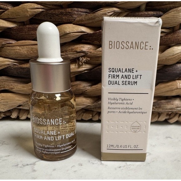 Biossance Other - Biossance Squalane Firm Lift Dual‎ Serum 12ml 0.4oz Visibly Tightens Hyaluronic